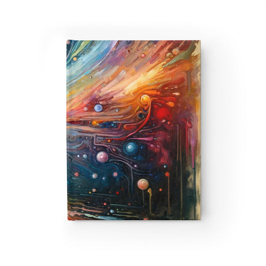 Mirror Wholeness Tachism Journal - Blank - ATUH.ART