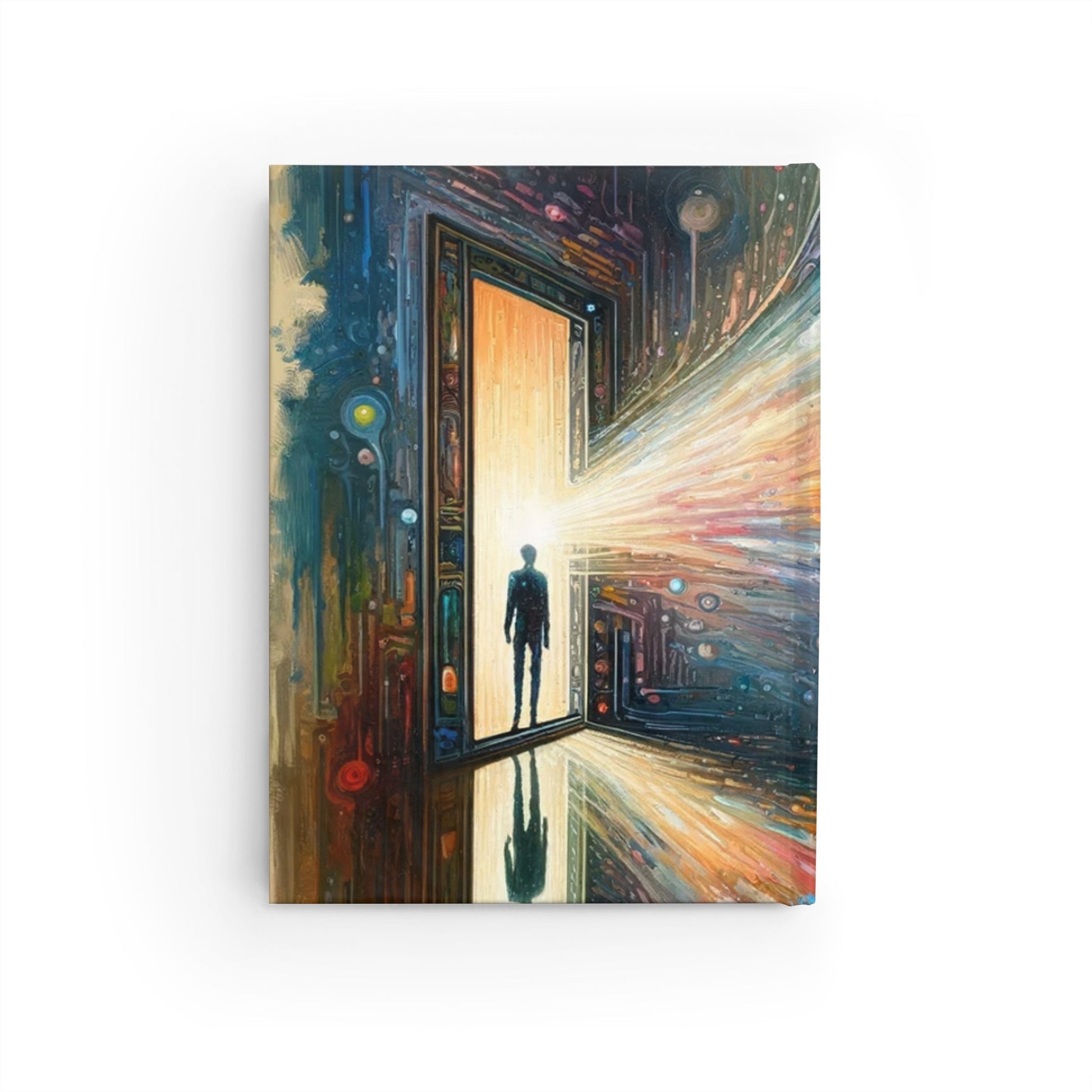 Mirror Wholeness Tachism Journal - Blank - ATUH.ART