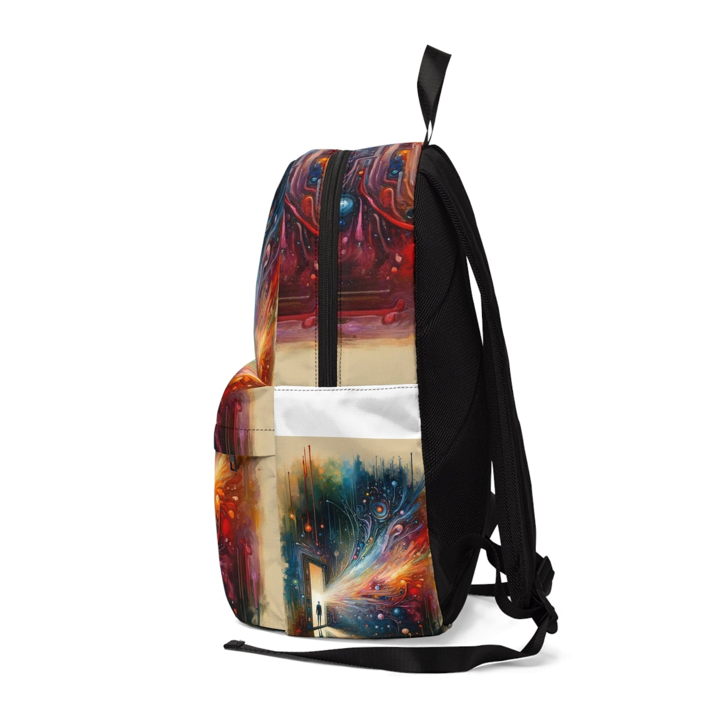 Mirror Wholeness Tachism Unisex Classic Backpack - ATUH.ART