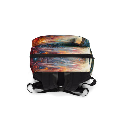 Mirror Wholeness Tachism Unisex Classic Backpack - ATUH.ART
