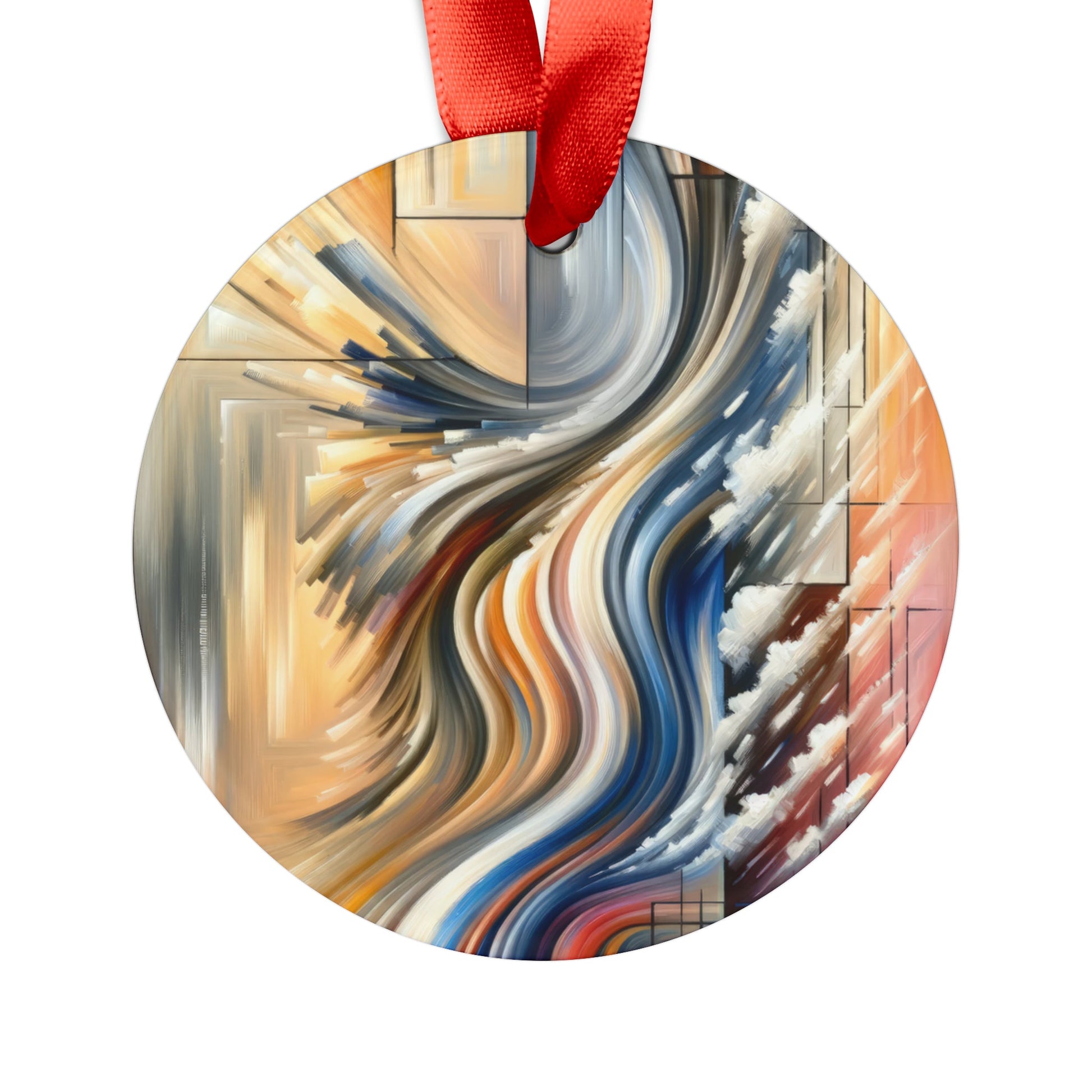 Model Dynamic Transition Acrylic Ornament with Ribbon - ATUH.ART