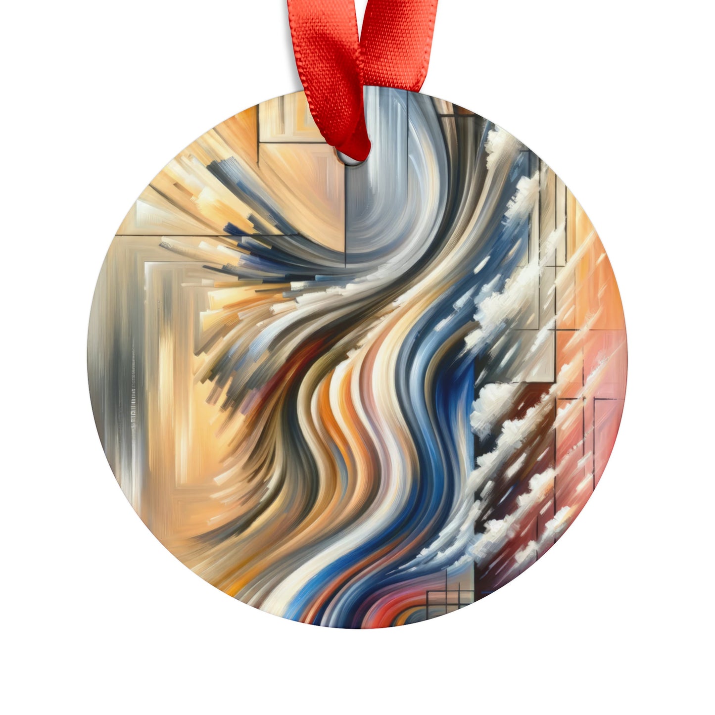 Model Dynamic Transition Acrylic Ornament with Ribbon - ATUH.ART