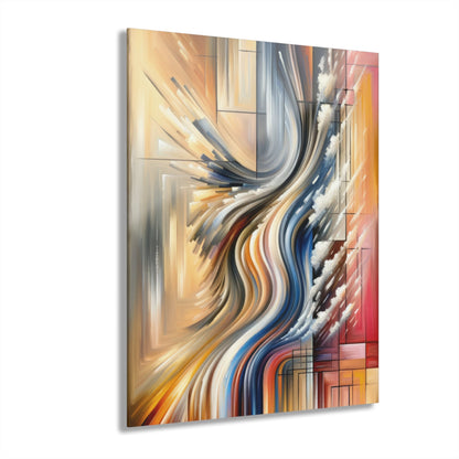 Model Dynamic Transition Acrylic Prints (French Cleat Hanging) - ATUH.ART