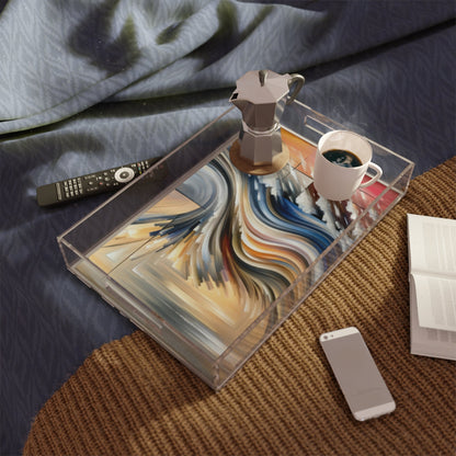 Model Dynamic Transition Acrylic Serving Tray - ATUH.ART
