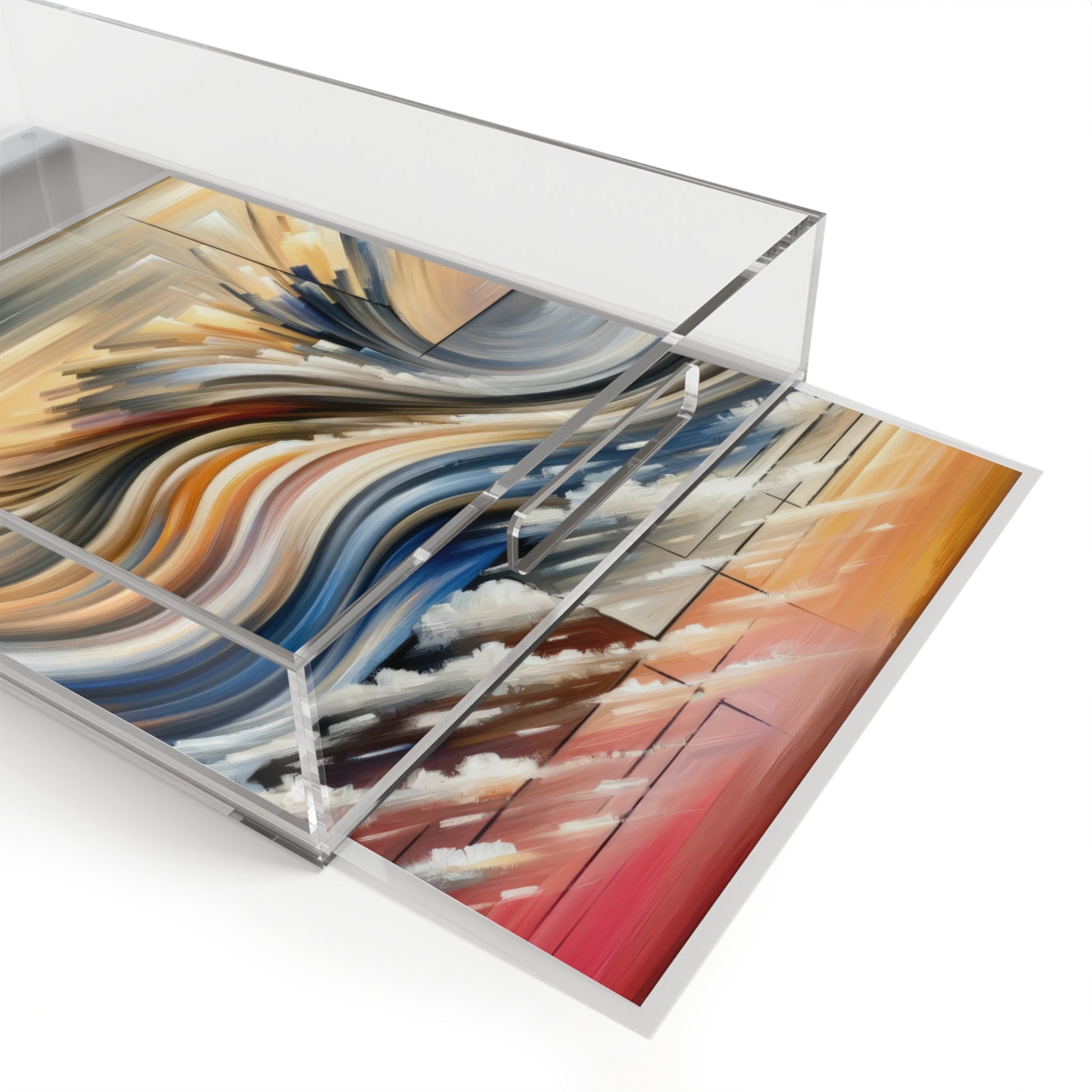 Model Dynamic Transition Acrylic Serving Tray - ATUH.ART