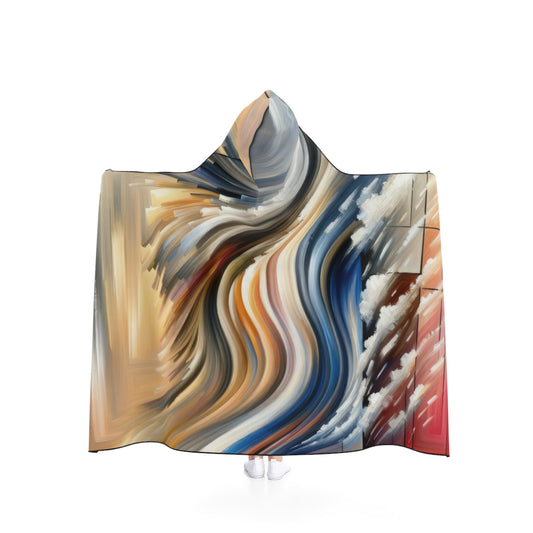 Model Dynamic Transition Hooded Blanket - ATUH.ART