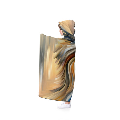 Model Dynamic Transition Hooded Blanket - ATUH.ART