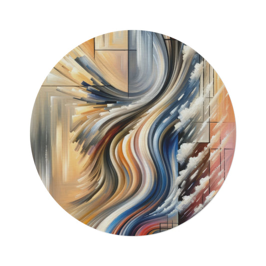 Model Dynamic Transition Round Rug - ATUH.ART