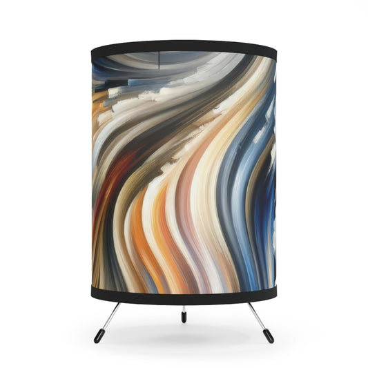 Model Dynamic Transition Tripod Lamp with High-Res Printed Shade, US\CA plug - ATUH.ART