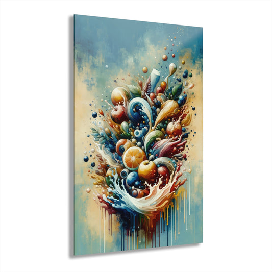 Nourishing Tachism Symphony Acrylic Prints (French Cleat Hanging) - ATUH.ART