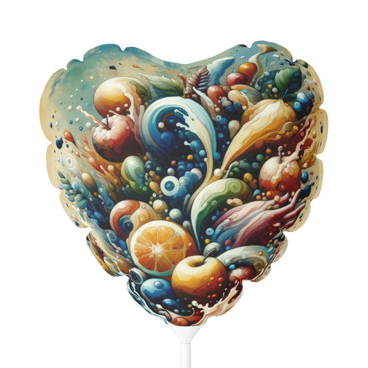 Nourishing Tachism Symphony Balloon (Round and Heart-shaped), 11" - ATUH.ART