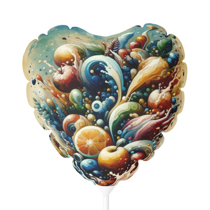 Nourishing Tachism Symphony Balloon (Round and Heart-shaped), 11" - ATUH.ART