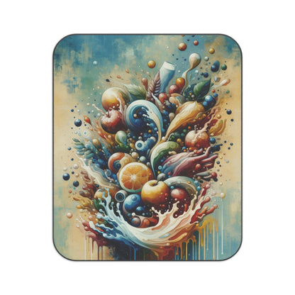 Nourishing Tachism Symphony Picnic Blanket - ATUH.ART