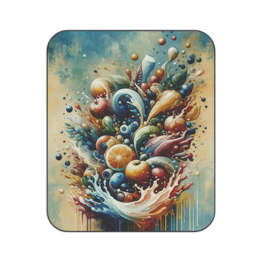 Nourishing Tachism Symphony Picnic Blanket - ATUH.ART