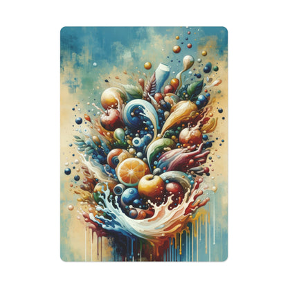 Nourishing Tachism Symphony Poker Cards - ATUH.ART