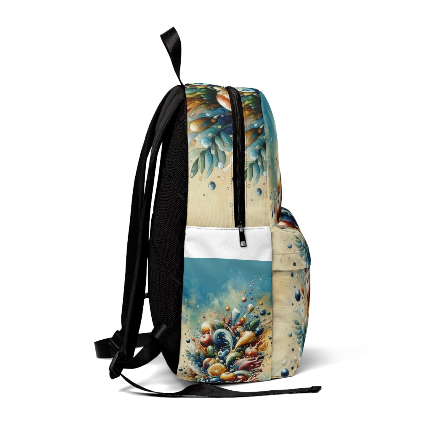 Nourishing Tachism Symphony Unisex Classic Backpack - ATUH.ART