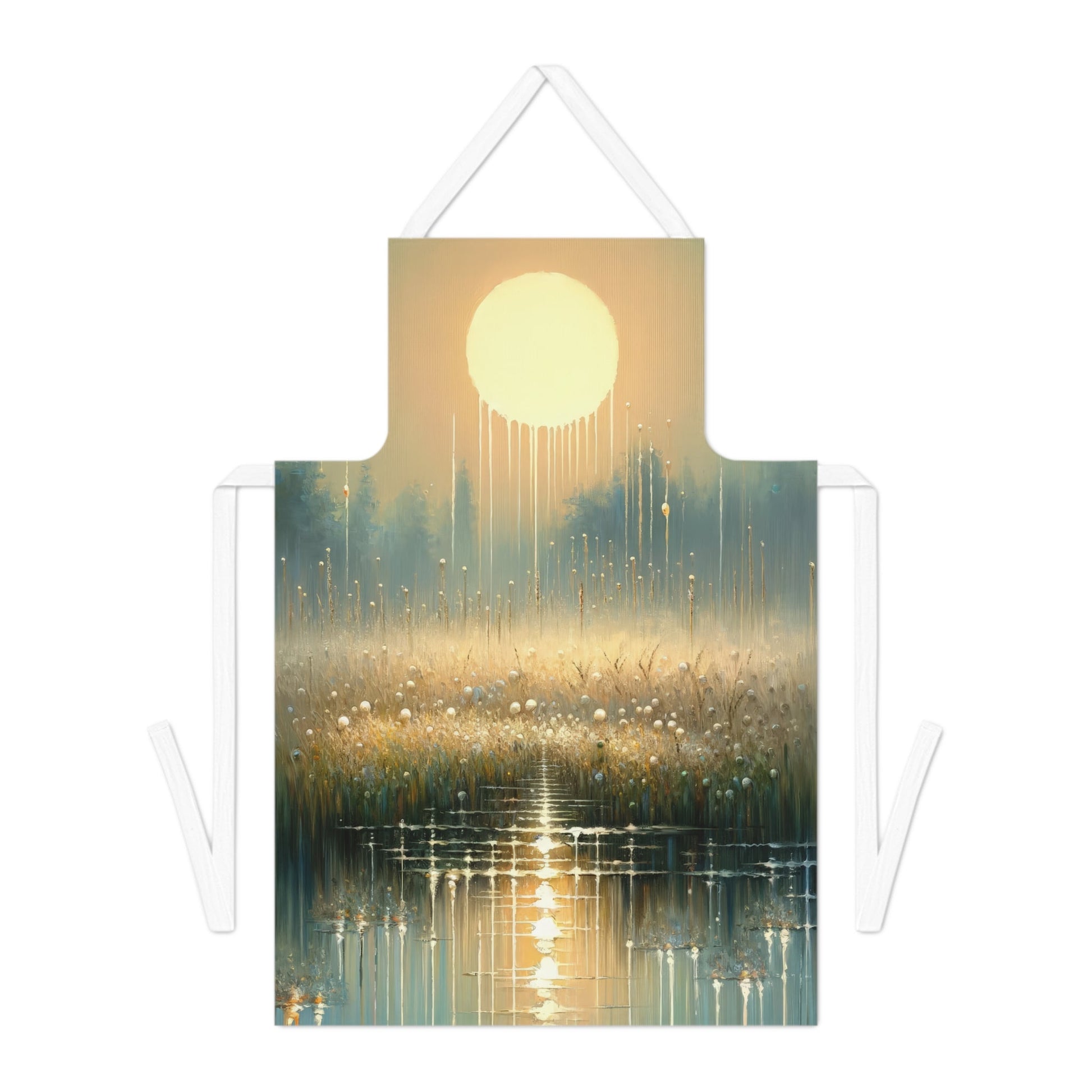 Observant Delicacy Heart Adult Apron (AOP) - ATUH.ART