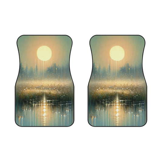 Observant Delicacy Heart Car Mats (2x Front) - ATUH.ART