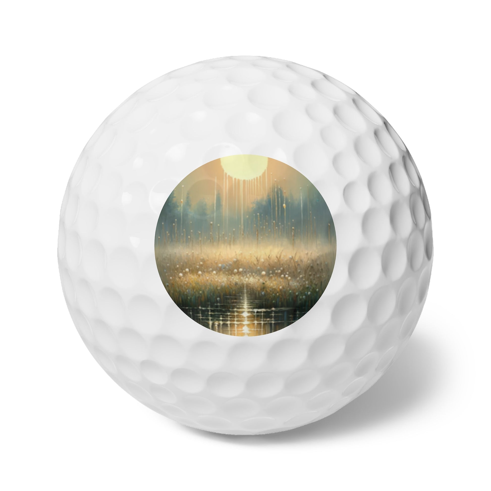 Observant Delicacy Heart Golf Balls, 6pcs - ATUH.ART