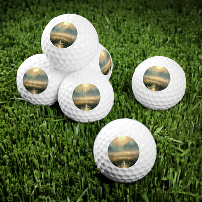 Observant Delicacy Heart Golf Balls, 6pcs - ATUH.ART