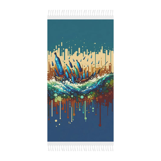 Oceanic Bottle Rescue Boho Beach Cloth - ATUH.ART