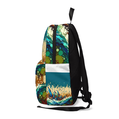Oceanic Bottle Rescue Unisex Classic Backpack - ATUH.ART