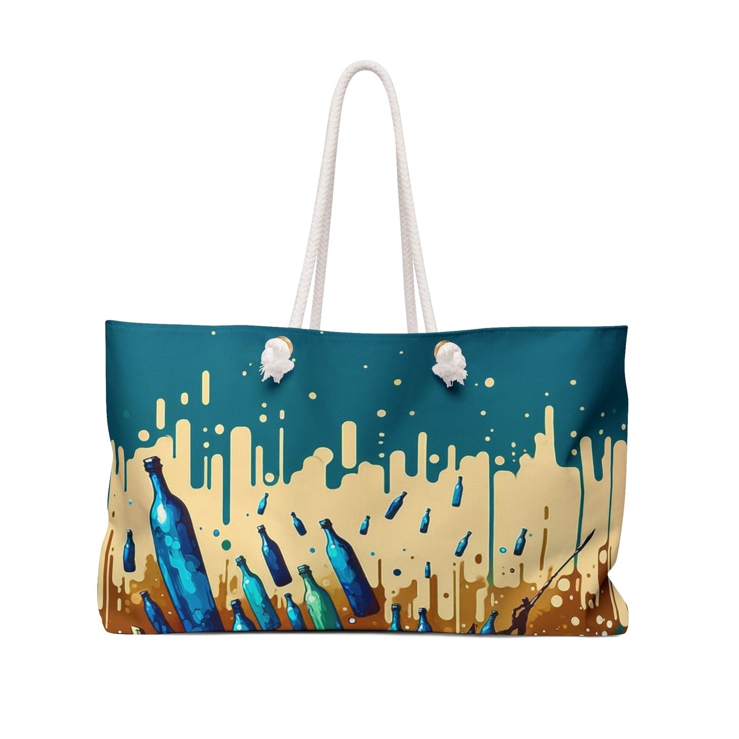 Oceanic Bottle Rescue Weekender Bag - ATUH.ART
