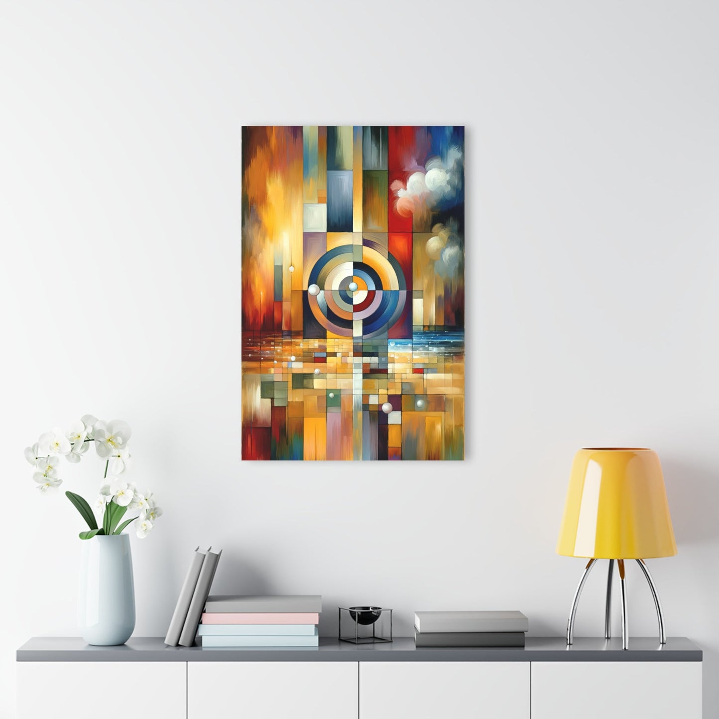 Oneness Through Tachism Acrylic Prints (French Cleat Hanging) - ATUH.ART