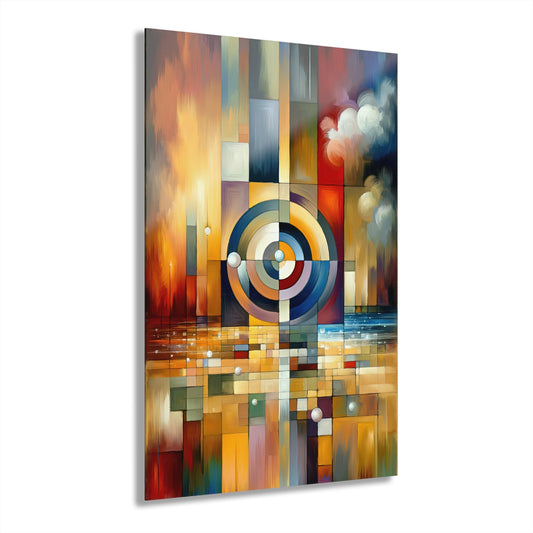 Oneness Through Tachism Acrylic Prints (French Cleat Hanging) - ATUH.ART