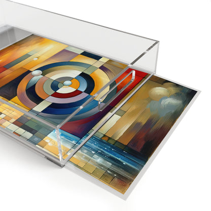 Oneness Through Tachism Acrylic Serving Tray - ATUH.ART