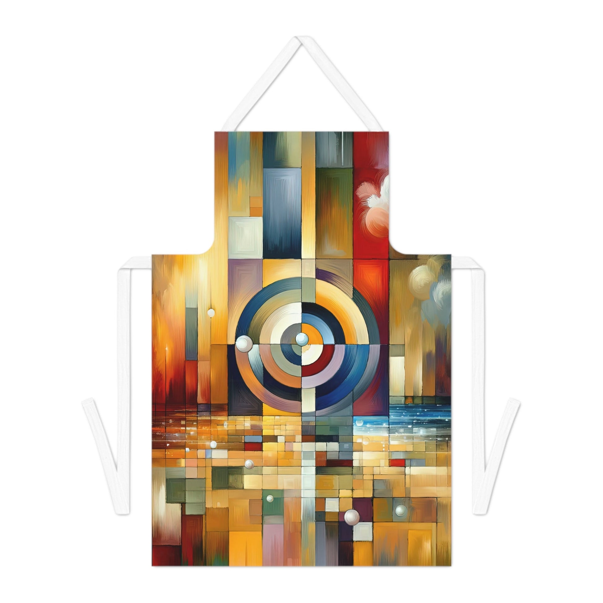 Oneness Through Tachism Adult Apron (AOP) - ATUH.ART