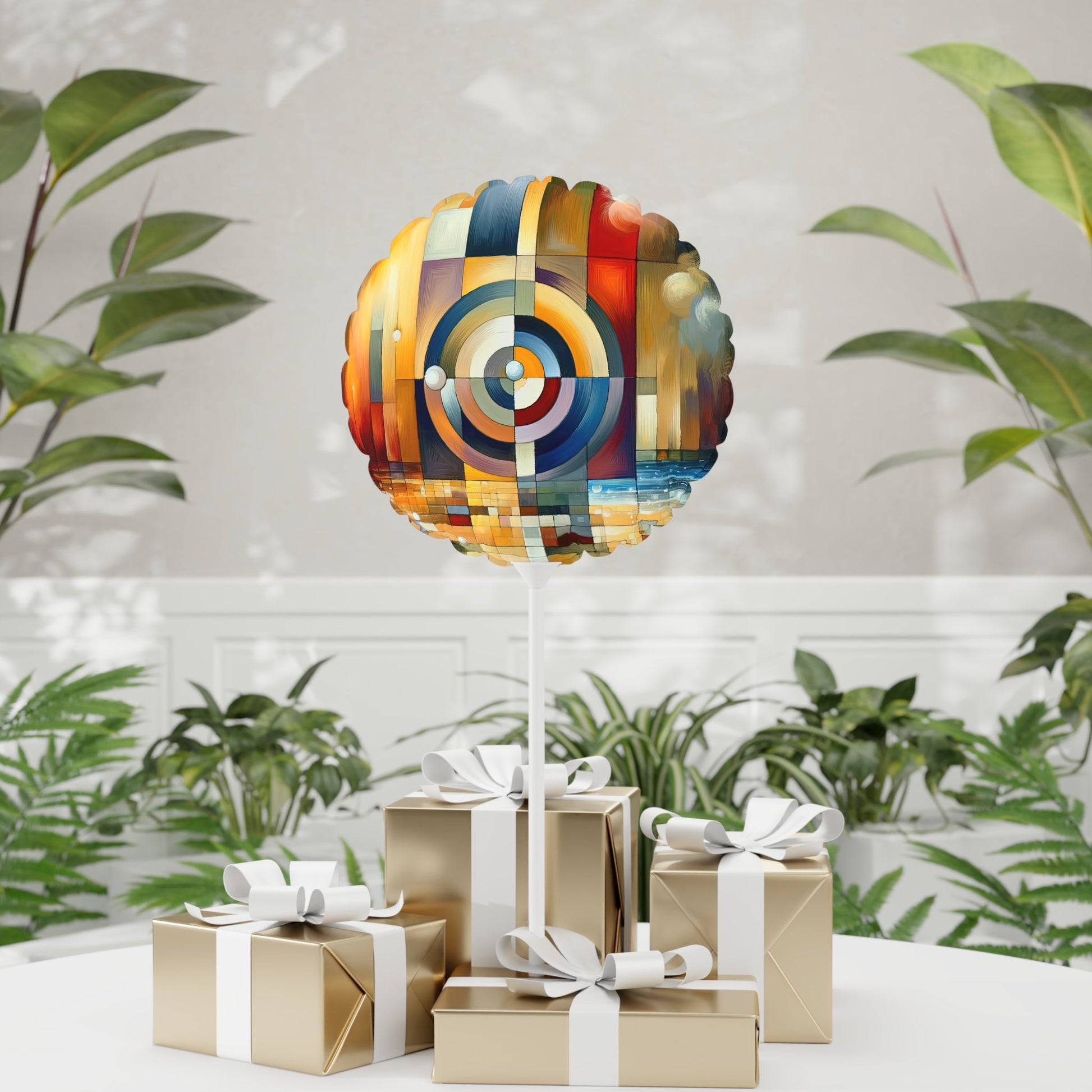 Oneness Through Tachism Balloon (Round and Heart-shaped), 11" - ATUH.ART