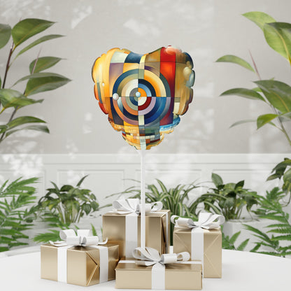Oneness Through Tachism Balloon (Round and Heart-shaped), 11" - ATUH.ART