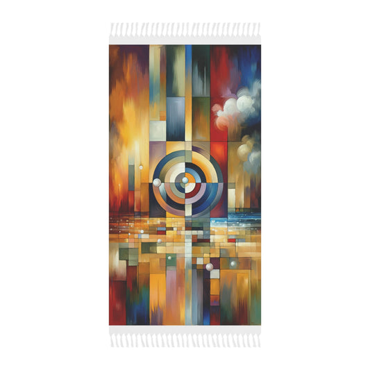 Oneness Through Tachism Boho Beach Cloth - ATUH.ART