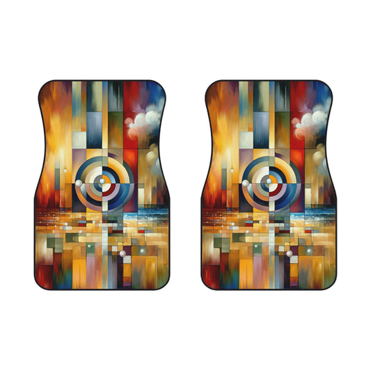 Oneness Through Tachism Car Mats (2x Front) - ATUH.ART