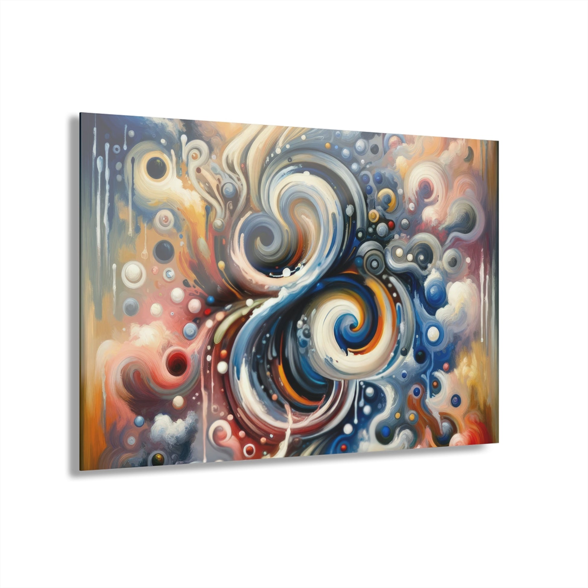 Paradoxical Embrace Tachism Acrylic Prints (French Cleat Hanging) - ATUH.ART