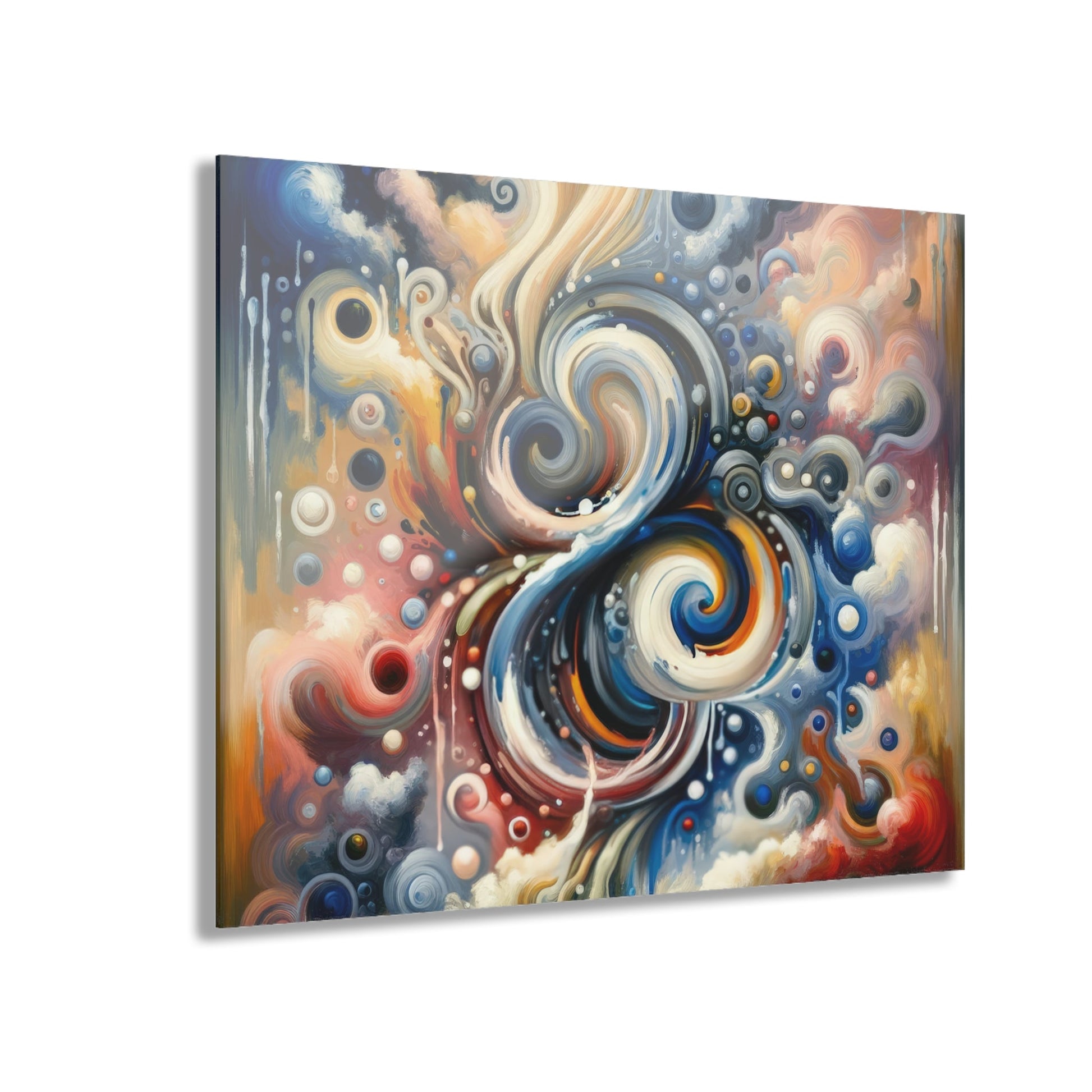 Paradoxical Embrace Tachism Acrylic Prints (French Cleat Hanging) - ATUH.ART