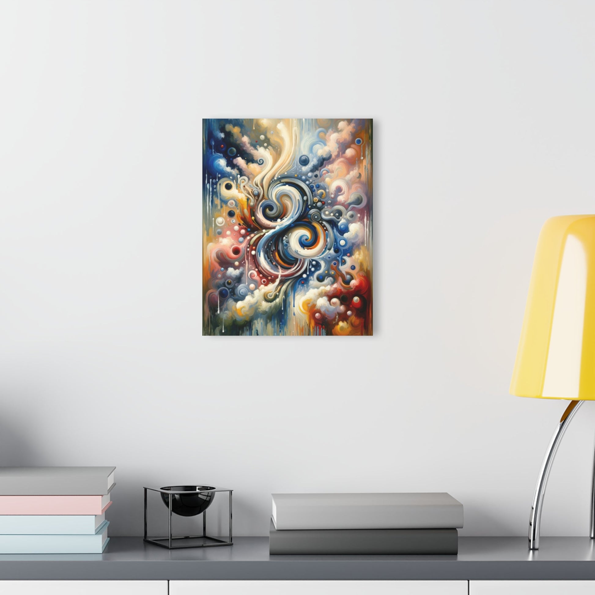 Paradoxical Embrace Tachism Acrylic Prints (French Cleat Hanging) - ATUH.ART