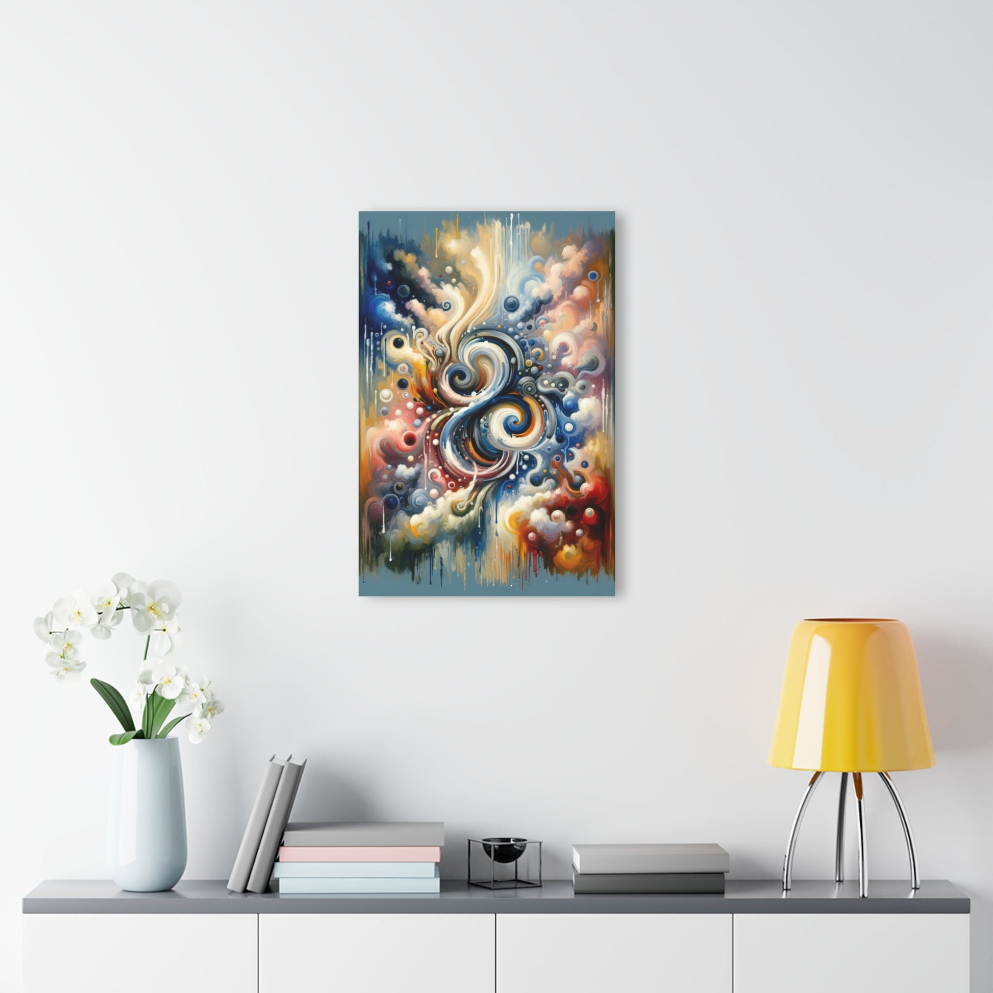 Paradoxical Embrace Tachism Acrylic Prints (French Cleat Hanging) - ATUH.ART