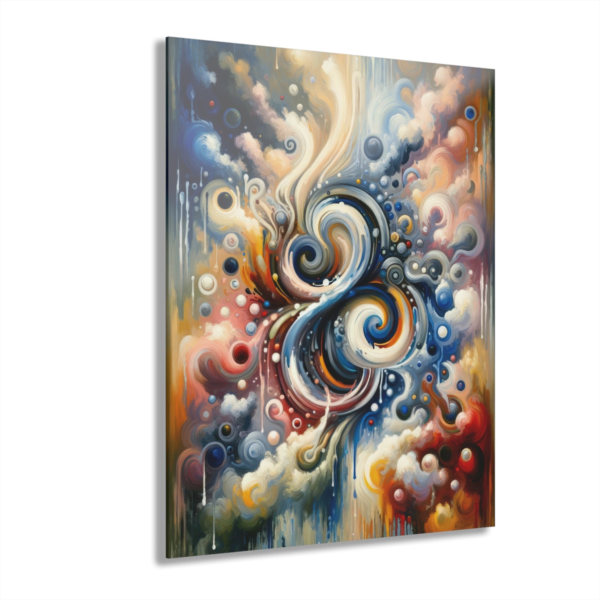 Paradoxical Embrace Tachism Acrylic Prints (French Cleat Hanging) - ATUH.ART