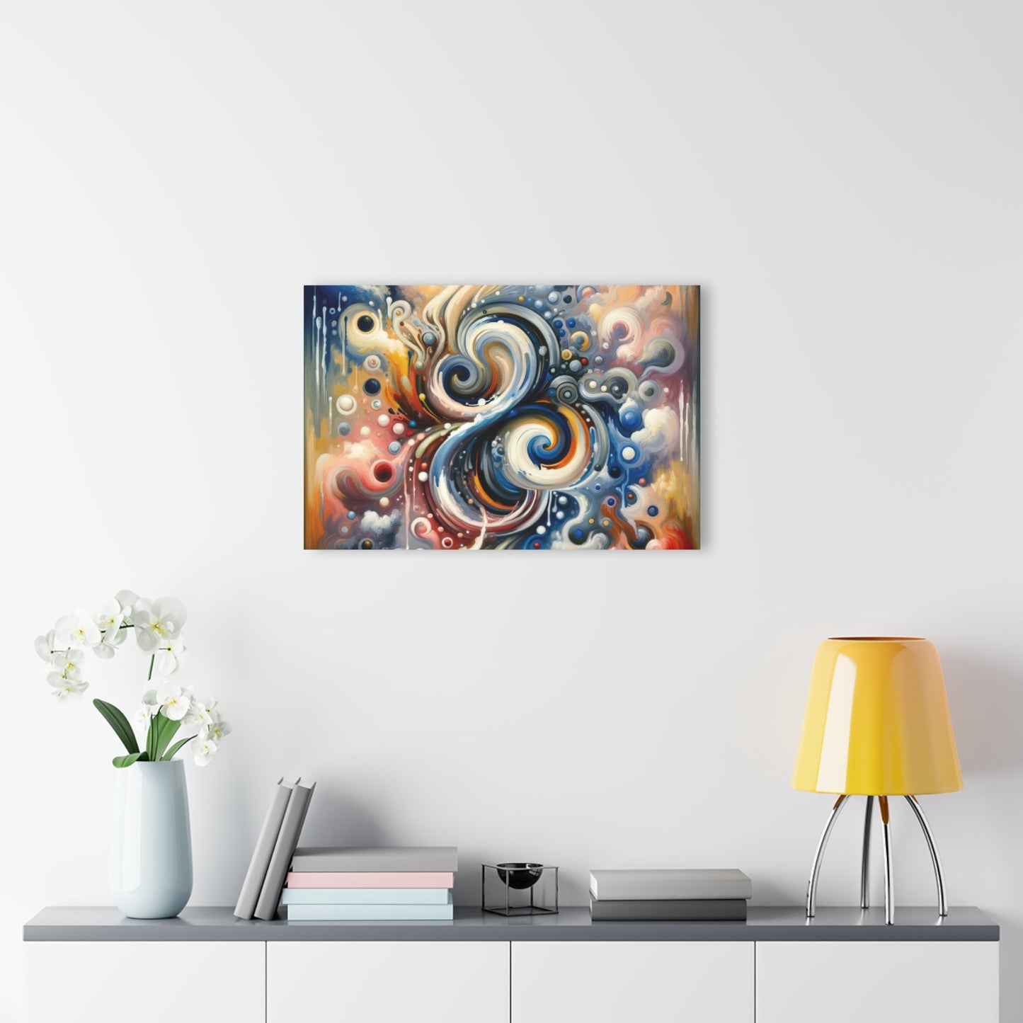 Paradoxical Embrace Tachism Acrylic Prints (French Cleat Hanging) - ATUH.ART