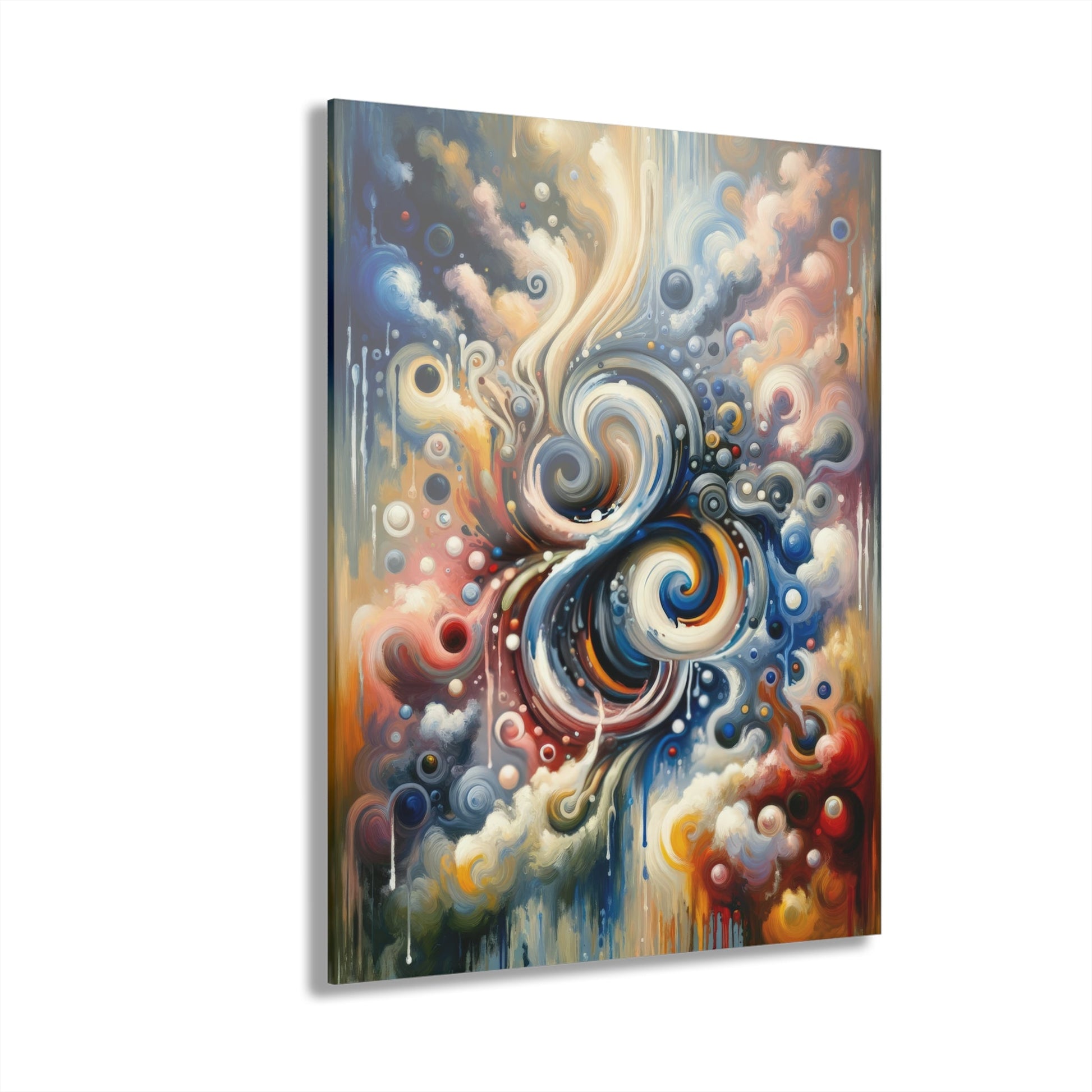 Paradoxical Embrace Tachism Acrylic Prints (French Cleat Hanging) - ATUH.ART
