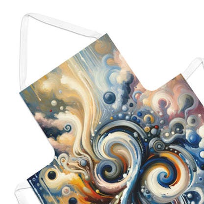 Paradoxical Embrace Tachism Adult Apron (AOP) - ATUH.ART