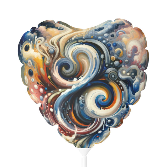 Paradoxical Embrace Tachism Balloon (Round and Heart-shaped), 11" - ATUH.ART