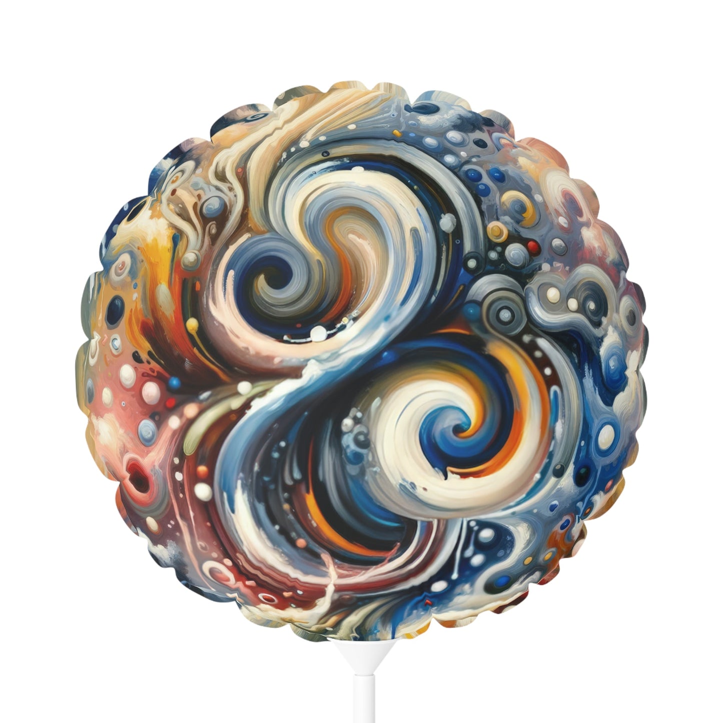Paradoxical Embrace Tachism Balloon (Round and Heart-shaped), 11" - ATUH.ART