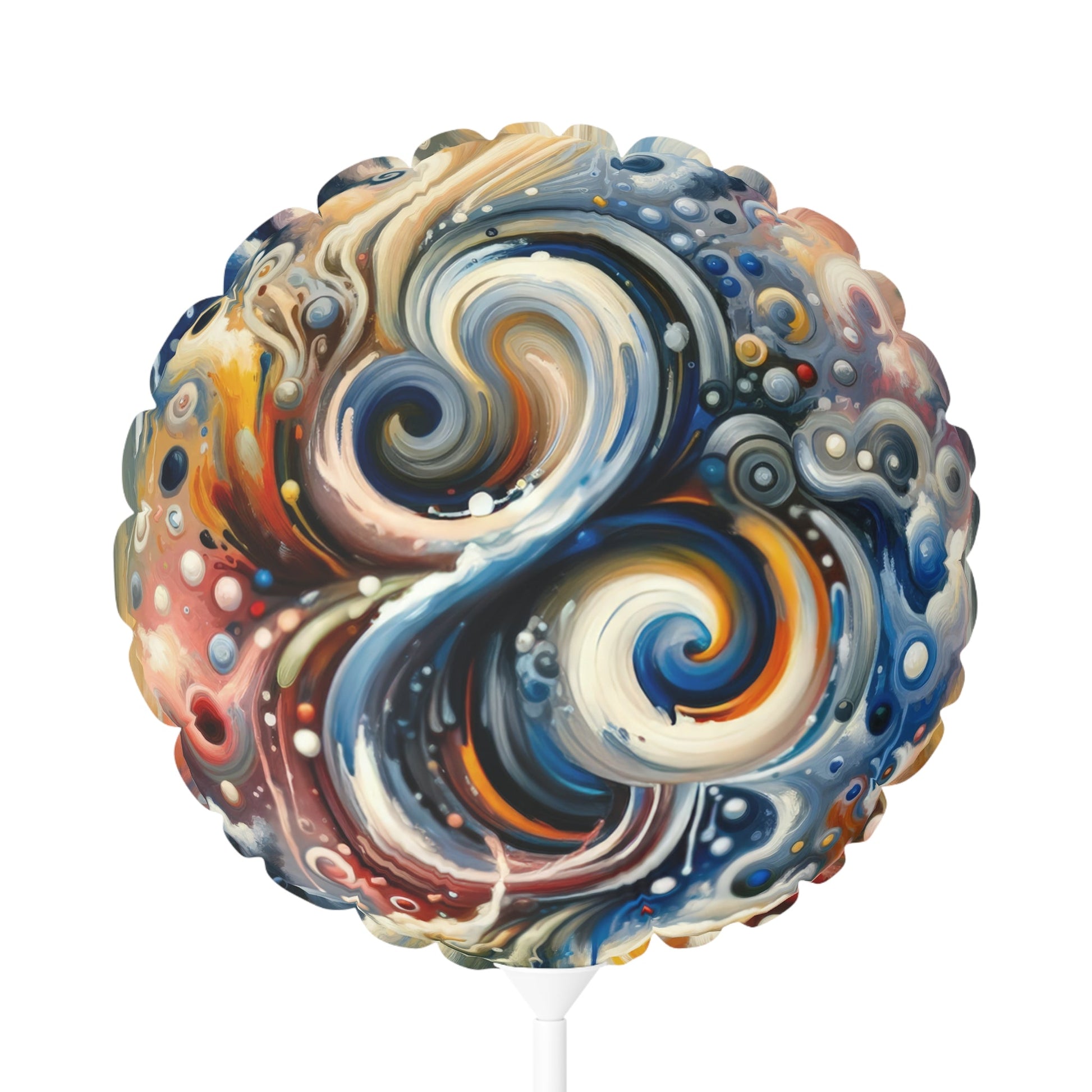 Paradoxical Embrace Tachism Balloon (Round and Heart-shaped), 11" - ATUH.ART