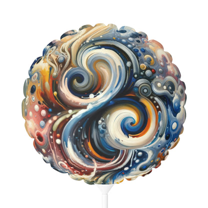 Paradoxical Embrace Tachism Balloon (Round and Heart-shaped), 11" - ATUH.ART