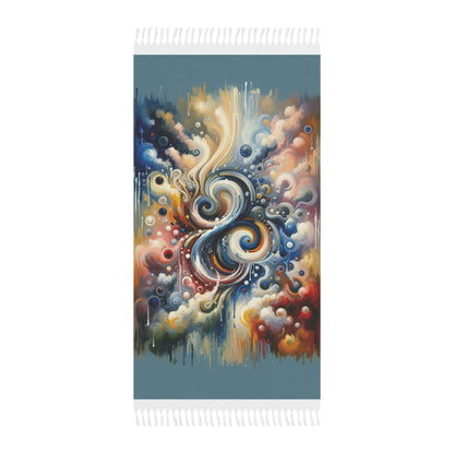 Paradoxical Embrace Tachism Boho Beach Cloth - ATUH.ART