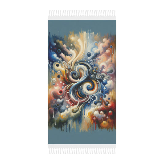 Paradoxical Embrace Tachism Boho Beach Cloth - ATUH.ART