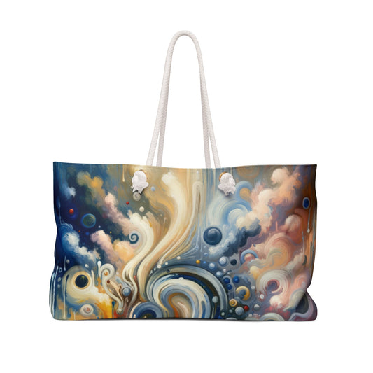 Paradoxical Embrace Tachism Weekender Bag - ATUH.ART